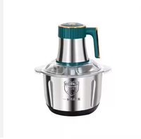 Hachoir Électrique Multifonctionnel pour Noix de Coco et Viande, Mini Broyeur Domestique en Acier Inoxydable, Idéal pour Restaurants (Style Italien)