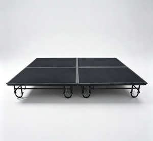Hotel Folding Stage Steel Mobile Wedding Stage with Wheels for Event Stage - Product Image 1