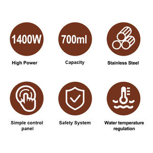 Machine à expresso électrique portable 26W, mini, alimentée par batterie USB, pression de pompe 20 bars, chauffage rapide, café en capsules automatique - Product Image 4