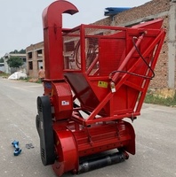Moissonneuse-broyeuse agricole EXW pour ensilage avec broyage et recyclage de la paille et des grains de maïs, moteur haute productivité