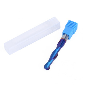 Lavie 8x8x35x76R4 Fraise à queue à 2 dents en carbure monobloc pour le travail du bois, à coupe ascendante - Product Image 2