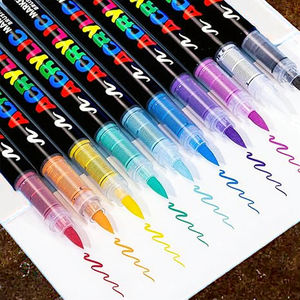 ปากกาสีอะคริลิค <span class=keywords><strong>Flysea</strong></span> 12 สี หัวปากกาขนาด 0.5-5 มม. สำหรับงานประดิษฐ์และอุปกรณ์ศิลปะ - Product Image 3