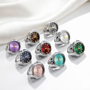 Customizable Fashion Gift Minimalist Y2K Round <strong>Digital</strong> <strong>Watch</strong> Ring Quartz Finger <strong>Watch</strong> Rings for <strong>Women</strong> - Product Image 4