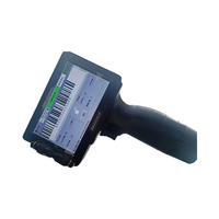 Premium half-inch G100E draagbare, op batterijen werkende inkjetprinter met touchscreen voor het printen op kaarten, buizen, metaal en karton (TIJ)