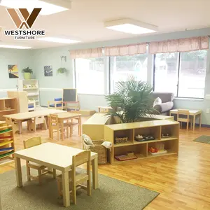 Montessori çocuk kreş okul öncesi mobilya kreş merkezi sandalye ve masa çocuk mobilya setleri anaokulu sınıf için