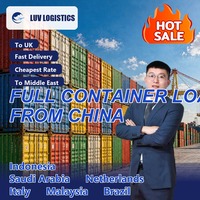 Expédition de conteneurs FCL de la Chine vers l'Europe, coût tout compris, agent logistique DDP