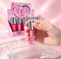 Huile à lèvres repulpante rose Siyiping Vagan, marque privée, huile à lèvres scintillante de luxe, emballage brillant, tubes de rouge à lèvres pour enfants, maquillage en gros