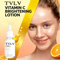 Sérum Éclaircissant Vitamine C Marque Blanche avec Collagène 5D, Anti-Âge, Apaisant, Hydratant et Léger pour un Éclat Rosé