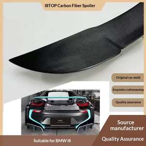 Factory Direct Sale Real Carbon Fiber Tail Fins Fix Rear Spoilers for I8 2013-2018 - Product Image 5