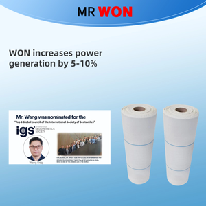<span class=keywords><strong>MR</strong></span> WON, productos de geotextil tejido blanco, manta reflectante solar, membrana reflectante para Pv, aumento de la capacidad de generación de energía, rollo - Product Image 2