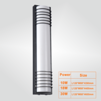 Lampe murale extérieure de jardin, luminaire LED étanche, moderne, pour patio, terrasse, véranda, montage extérieur