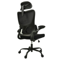 Chaises de bureau confortables, chaises de bureau avec roulettes, chaises pivotantes, chaise de direction en maille, dossier en tissu, chaise de bureau