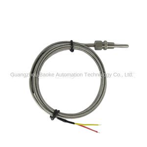 Capteur <span class=keywords><strong>de</strong></span> température à thermocouple <span class=keywords><strong>de</strong></span> type K à jonction exposée, filetage NPT 1/8, raccord à compression réglable, longueur réglable - Product Image 2