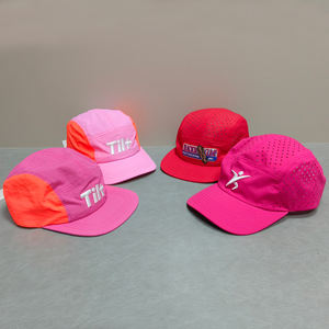 Casquette de course résistante à l'eau à séchage rapide Casquette de course légère Casquette de sport réglable en plein <span class=keywords><strong>air</strong></span> Casquette de sport non structurée Casquette de performance sportive - Product Image 2