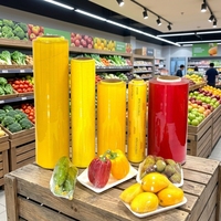 Vente directe du fabricant, film alimentaire en PVC de qualité alimentaire, film étirable pour l'emballage des aliments, film plastique