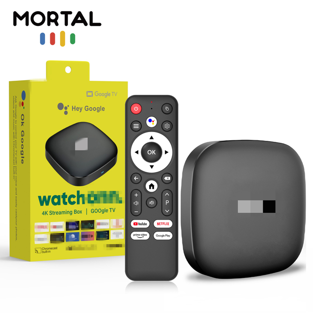 Android 14.0 Allwinner H313 Factory Wholesale TV Box 4K HDR10+ Streaming Media Player with 2.4G/5.8G WIFI Quad Core Mortal