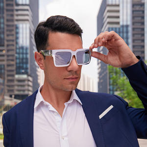 Gafas de Sol Cuadradas Millionaire para Hombre, Protección UV400, Montura de PC, Lentes Negras, Moda, Protección Solar, Viajes, Actuaciones, Z2196 - Product Image 4