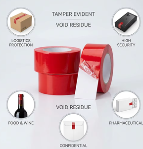Nastro di Sicurezza Antimanomissione, Adesivo di Garanzia, Sigillo Antimanomissione per Imballaggio, Nastro per Sigillare Cartoni in BOPP PET con Adesivo Acrilico - Product Image 2