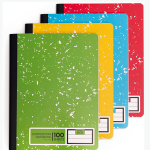 Tùy chỉnh in ấn copybook cho một trường học, thành phần máy tính xách tay 9.75 x 7.5in rộng Cai Trị Thành phần bằng đá cẩm thạch Tạp Chí cho trẻ em trường - Product Image 1