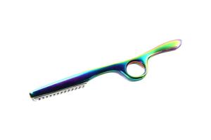 Rasoir à lame unique en acier inoxydable pour barbier professionnel, multicolores - Product Image 2