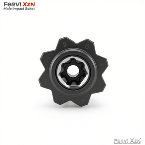 Fervi Xzn - Juego de llaves de impacto para hombre, 12 mm, 6 puntas, acero al cromo vanadio - Product Image 2