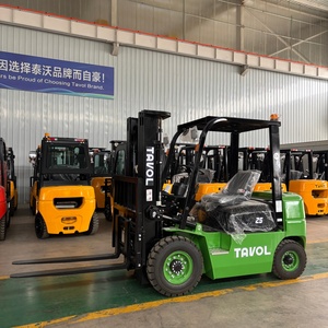 Forklift Diesel Tavol 2.5T Ban Solid Tugas Berat Counterweight Besi Cor Tiang Dua/Tiga Tingkat Penggeser Samping Hidrolik - Product Image 3