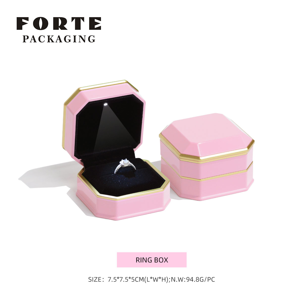Pink Ring Box