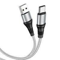 Kabel Data Pengisian Daya HOCO X50 yang Luar Biasa untuk Kabel Data Pengisian Cepat USB Paduan Aluminium Tipe-C