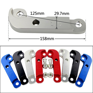 Support de réglage de l'angle de direction E36, 158mm, en alliage d'aluminium bleu, pour mise à niveau BMW E36 - Product Image 2