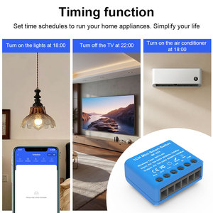 Soporte OEM Wifi Mini Diy Rf 433Mhz Control remoto inalámbrico Interruptor inteligente Módulo de relé para lámpara de luz <span class=keywords><strong>LED</strong></span> para el hogar - Product Image 5