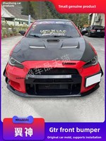 Parachoques Delantero Modificado GTR para Mitsubishi Lancer EVO, Parachoques Trasero V3, Faldones Laterales GTR V3, Faldones Laterales Wind Knife, Parachoques Delantero