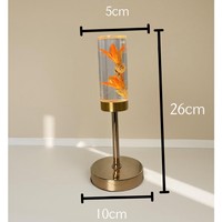 Lampe de table en métal à dôme moderne Changming, nouvelle génération, LED, commande tactile, rechargeable, veilleuse, design moderne, décoration de salon