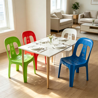 Chaises empilables de couleur personnalisable, légères, écologiques, en plastique, avec accoudoirs, pour salon, cafés, événements, faciles à nettoyer