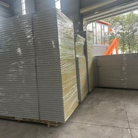 Mur et toit en acier galvanisé ignifuge, isolant thermique, insonorisant, en laine de roche, anti-corrosion, résistant à l'eau, écologique