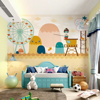 Papier peint pour chambre d'enfant, garçons, papier peint 3D, murale adhésive pour salon, peintures murales et arts muraux, revêtement mural