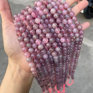 Perles de quartz rose naturel de <span class=keywords><strong>Madagascar</strong></span> 8 mm, perles de cristal à puissance curative pour la fabrication de bijoux, boucles d'oreilles, colliers, artisanat DIY - Product Image 4