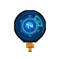 Rundes 7-Zoll-LCD-Anzeigemodul-1080*1080 Auflösung, kreisförmiger Bildschirm der SPI LVDS-Schnitts telle