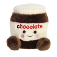 Jouet en peluche doux, en forme de pot de crème au chocolat, accessoire interactif pour animaux de compagnie, style alimentaire