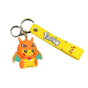 Porte-clés Pikachu travesti, ornements Pokémon, pendentif <span class=keywords><strong>de</strong></span> sac en forme <span class=keywords><strong>de</strong></span> poupée mignonne <span class=keywords><strong>de</strong></span> dessin animé, petit cadeau, vente en gros - Product Image 5