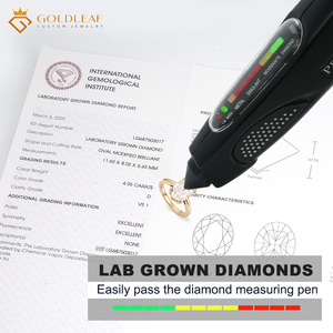 Anillo de Compromiso de Oro de 10K, 14K y 18K con Diamante Cultivado en Laboratorio DEF CVD HPHT de 0.3CT a 2.5CT, Corte Ovalado, Certificado IGI, para Mujer - Product Image 4