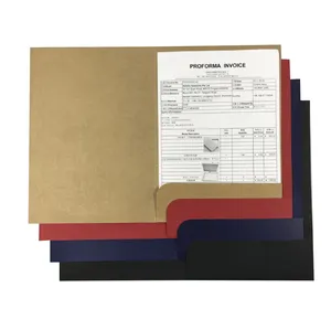 Carpeta de papel Kraft A3 Tarjeta blanca bolsa de papel cubierta de negocios sobre 250g 300g engrosamiento cardpaper