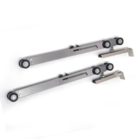 Tampon de porte coulissante robuste avec roue suspendue Poulie concave Grue d'amortissement muette pour rouleaux de fenêtre de porte en bois