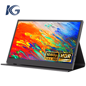 Monitor Portatile IPS <span class=keywords><strong>da</strong></span> 18,5 Pollici 120Hz con Custodia in Pelle, <span class=keywords><strong>Secondo</strong></span> Schermo Esterno con Cavo Type-C per Laptop, Telefono, Switch, PS5 - Product Image 1