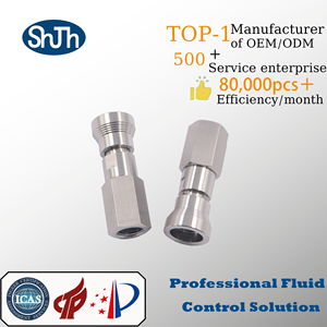 Conector Rápido de Alta Presión Tipo Swagelok, Acero Inoxidable 316, Forjado, Rosca Interna NPT/BSPP/BSPT, Hembra, Conexión ASME EN - Product Image 2