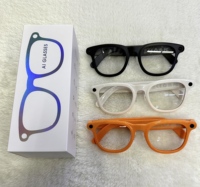 Lunettes intelligentes IA avec étui de charge 3600 mAh, caméra 8MP, enregistrement vidéo 1080P, transmission Wi-Fi, appels sans fil BT et intégration ChatGPT