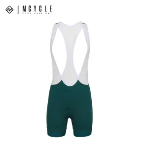 Mccycle Pro Team-Pantalones cortos y mallas cómodos para ciclismo, corte de una pieza para bicicleta, pantalones cortos personalizados para mujer