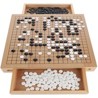 Jeu d'échecs pliable en bois massif avec pièces noires et blanches en acrylique et emplacements de rangement pour adultes, cadeau de déménagement ou de retraite