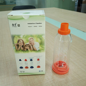 FFOG Certifié CE Classe I, Compartiment de Rétention à <span class=keywords><strong>Valve</strong></span>, Doseur Inhalateur, Entretoise, Masque Enfant en Silicone Orange Antistatique 220ml - Product Image 5