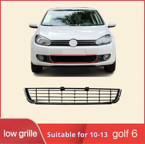 Phụ kiện xe hơi cao cấp <span class=keywords><strong>golf</strong></span> 6 phía trước Bumper lưới tản nhiệt phía trước mặt Bar lưới thấp hơn lưới tản nhiệt sương mù Khung ánh sáng làm lệch hướng điều kiện mới - Product Image 5