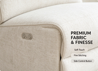 Fauteuil inclinable électrique sans accoudoirs sur mesure, fauteuil de salon rembourré, canapé moderne pour la maison